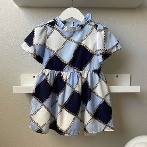 Janie and Jack Blue dress 18-24 months